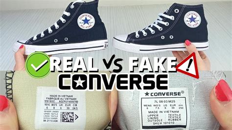 real converse shoes vs fake|converse rip offs.